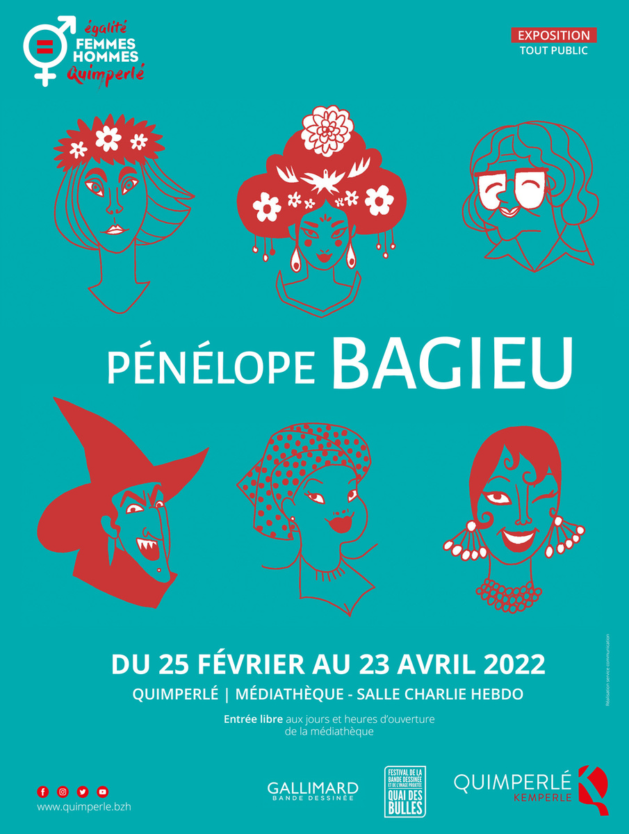 Retour sur l'exposition Pénélope Bagieu - Matilin - Réseau des médiathèques  du Pays de Quimperlé