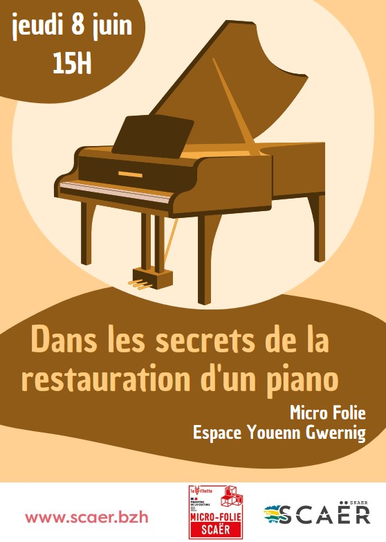 Affiche restauration piano