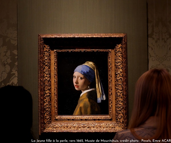 Tableau Jeune fille à la perle, Vermeer